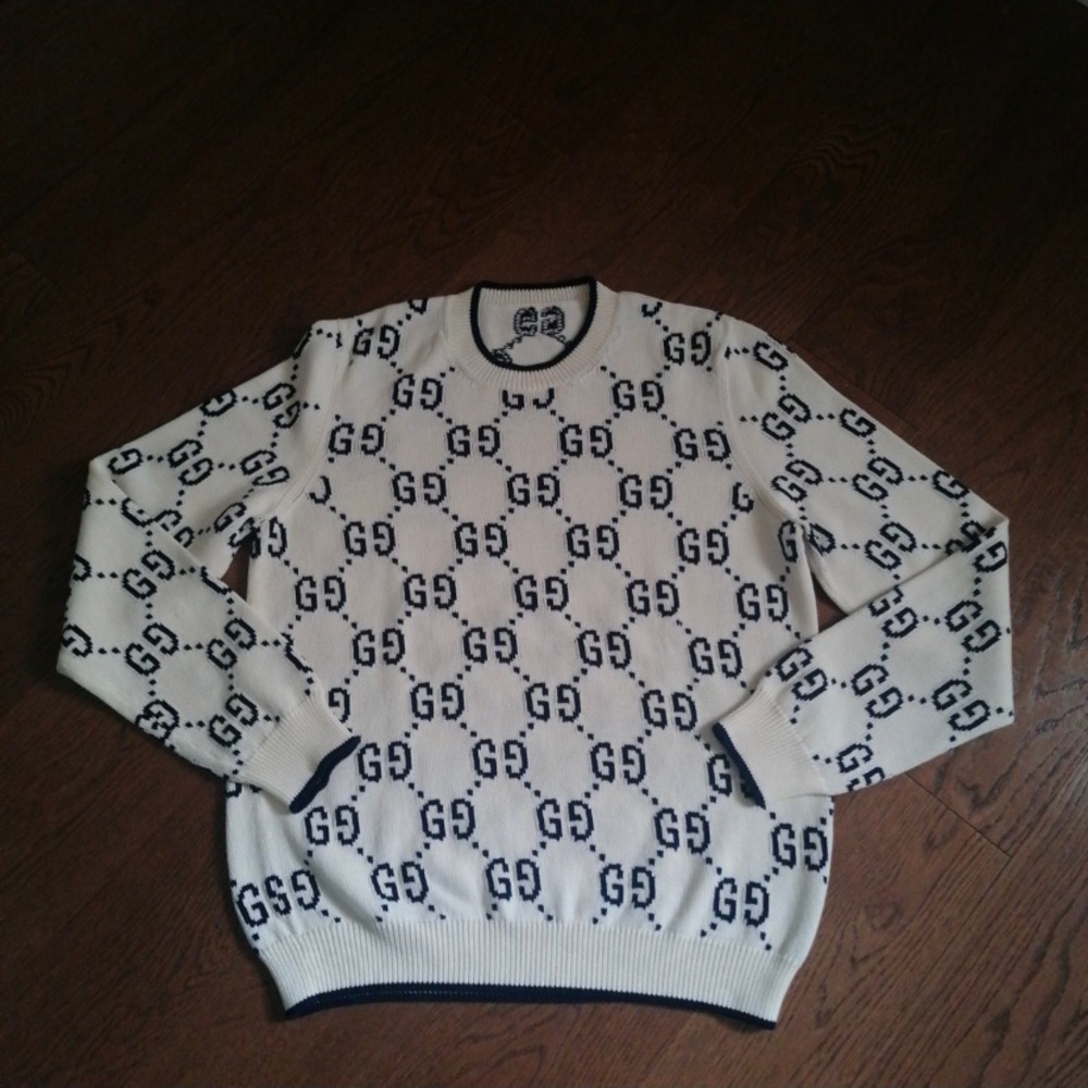 Gucci monogram all over sweater